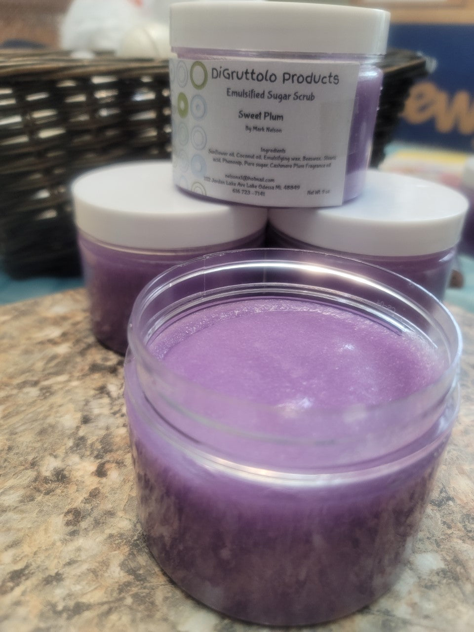 Sweet Plum Sugar Scrub