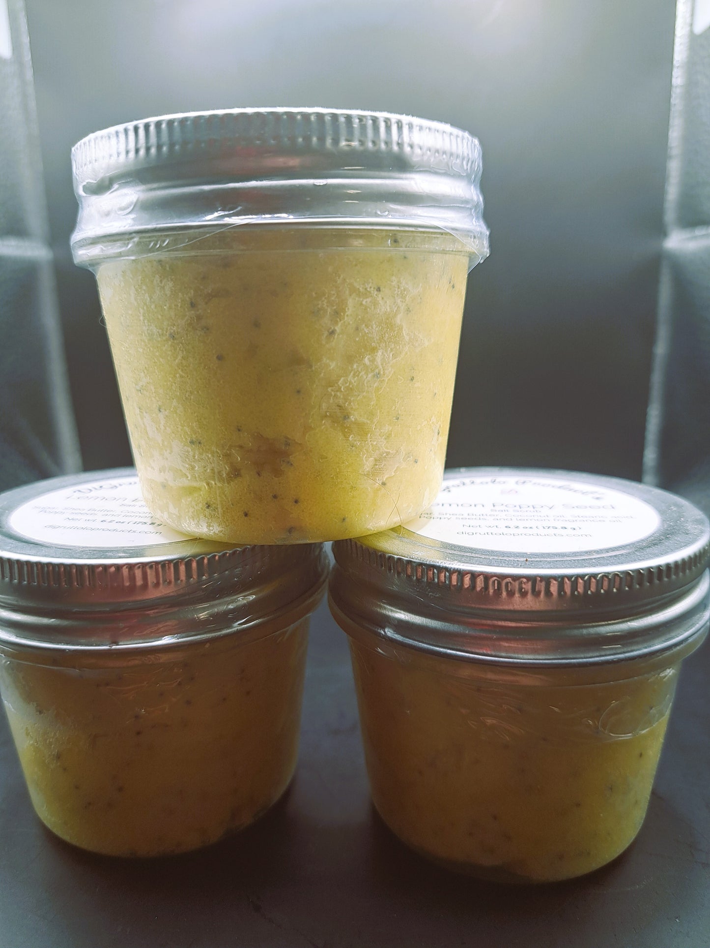 Lemon Poppy Seed Sugar Scrub