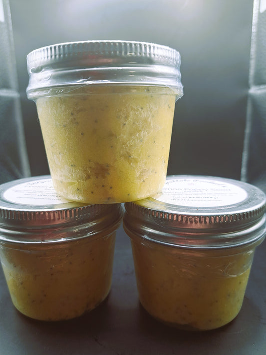 Lemon Poppy Seed Sugar Scrub