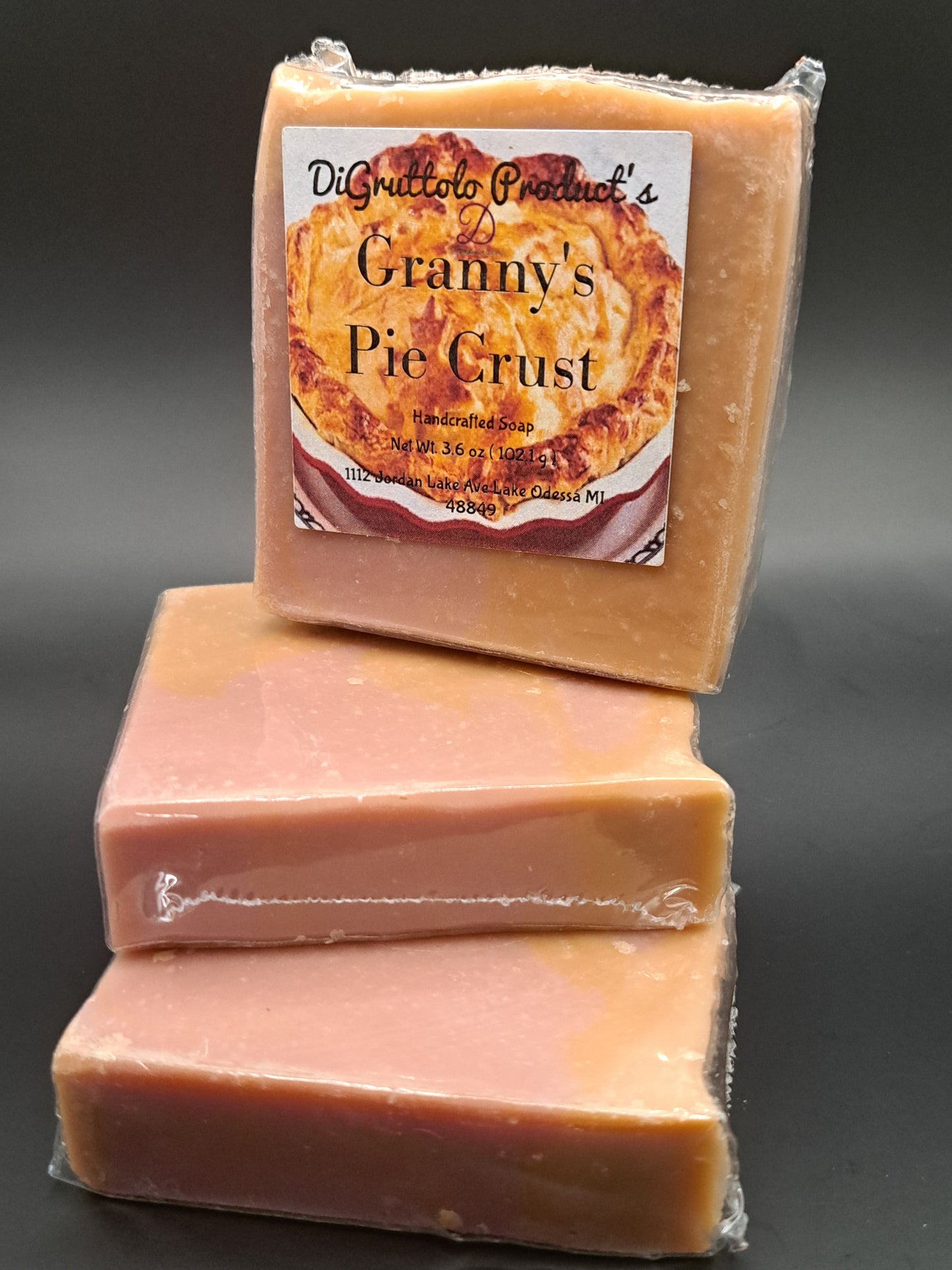 Granny's Pie Crust handmade soap.