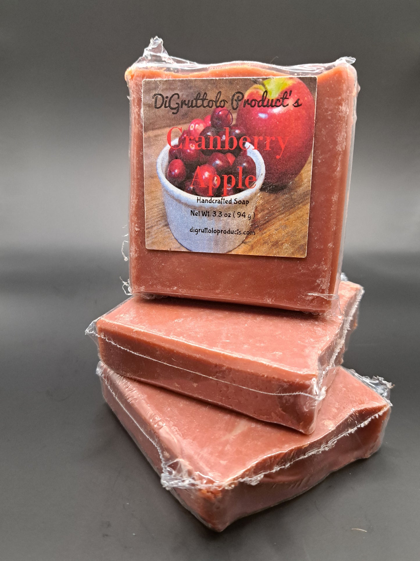 Cranberry Apple Handmade soap.