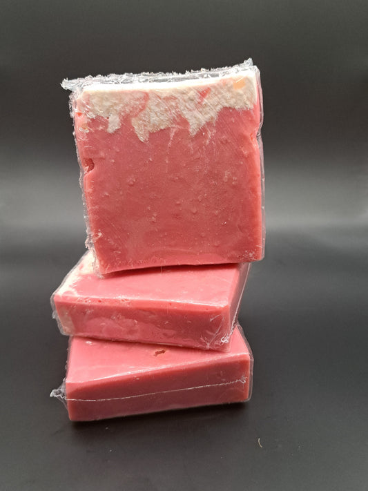 Candy Cane handmade soap.