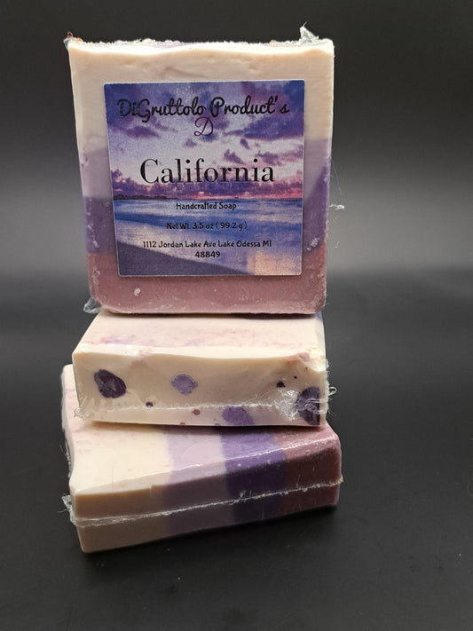 California handmade soap.